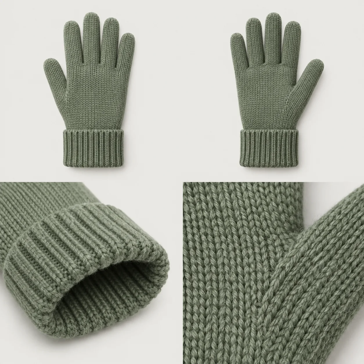 Foldover Cuff Knit, hand-back development reference