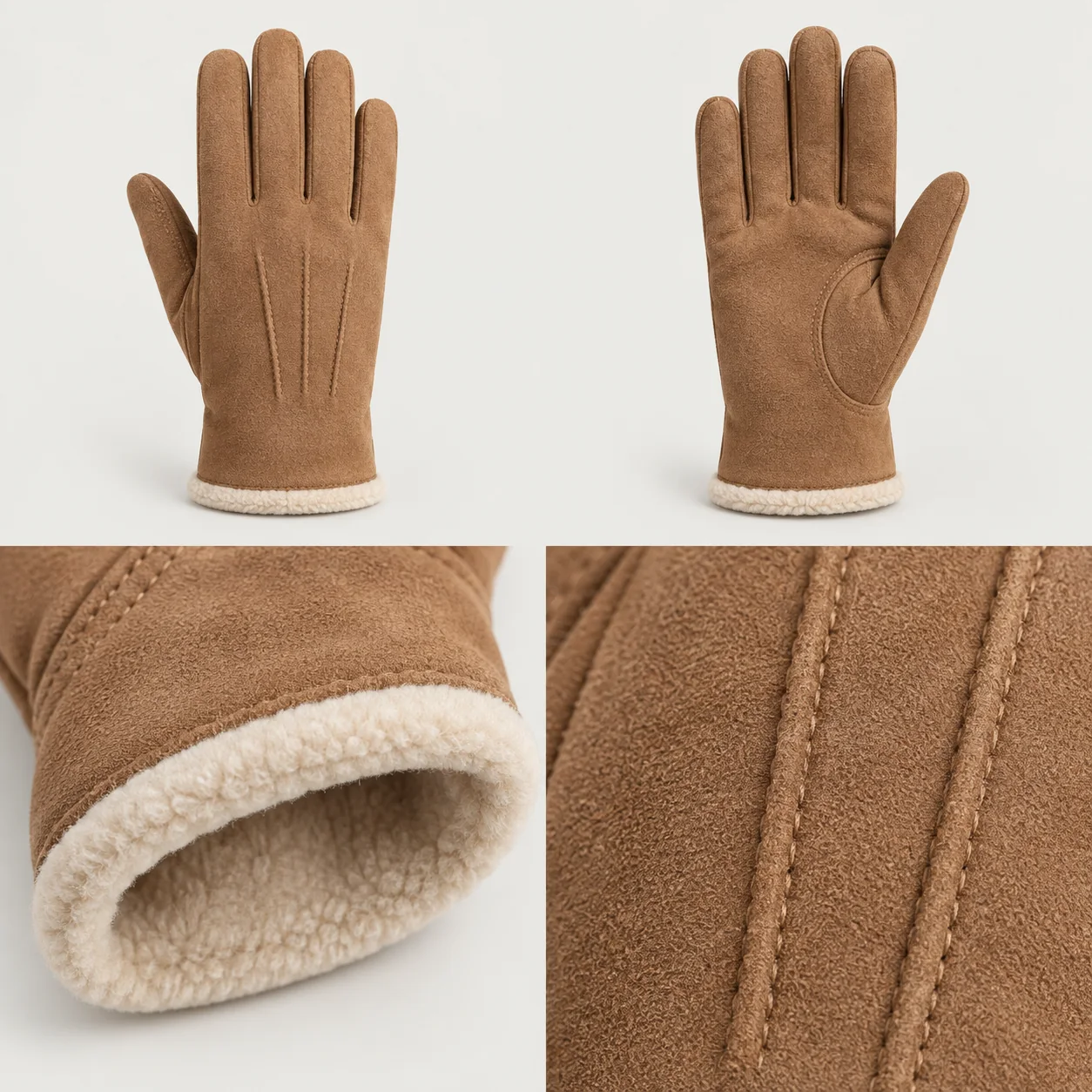 Lined Suede Winter, hand-back development reference
