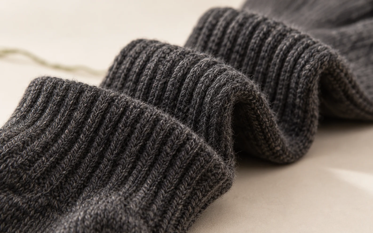 knit material surface and construction detail